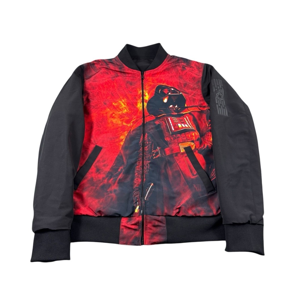RSVLTS‎ X Star Wars Reversible Full Zip Men's Graphic Polyester Bomber Sz Small